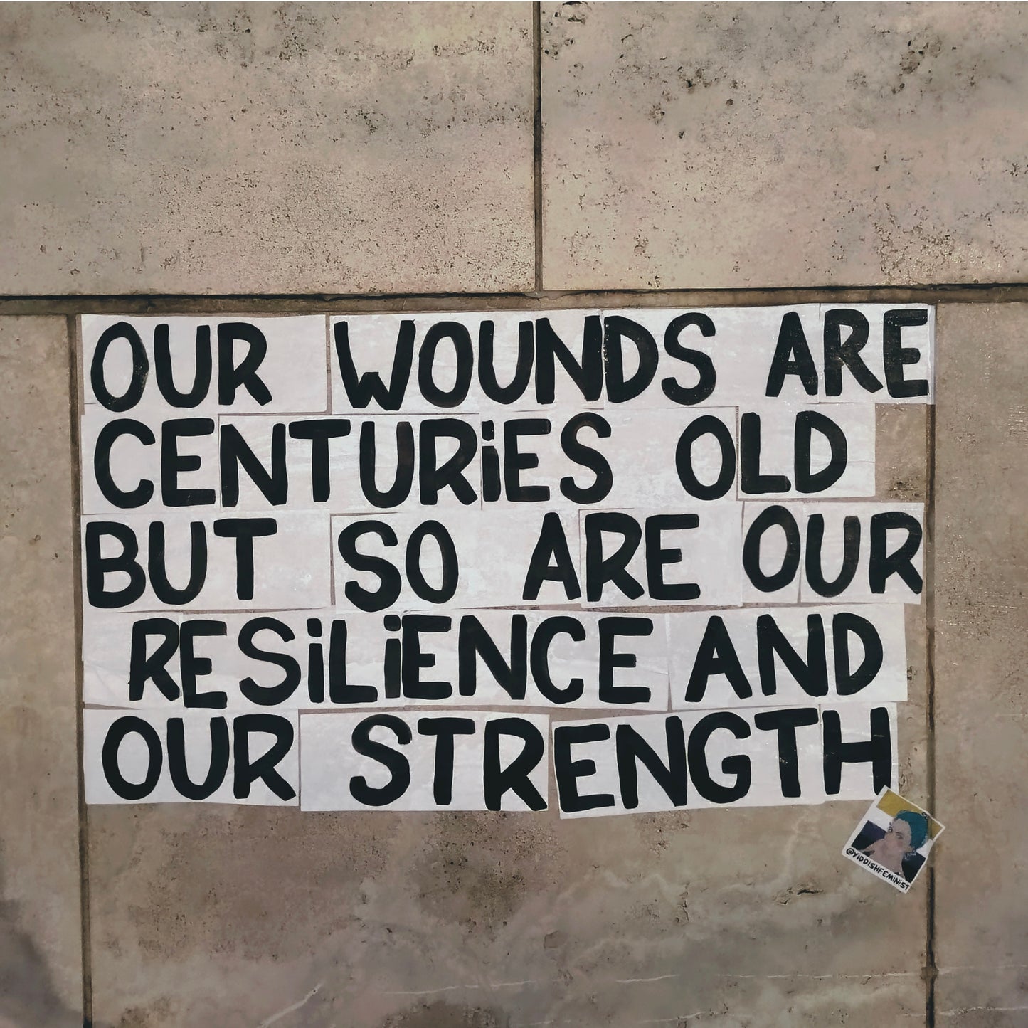 Our Wounds Are Centuries Old - Photography by Yiddish Feminist